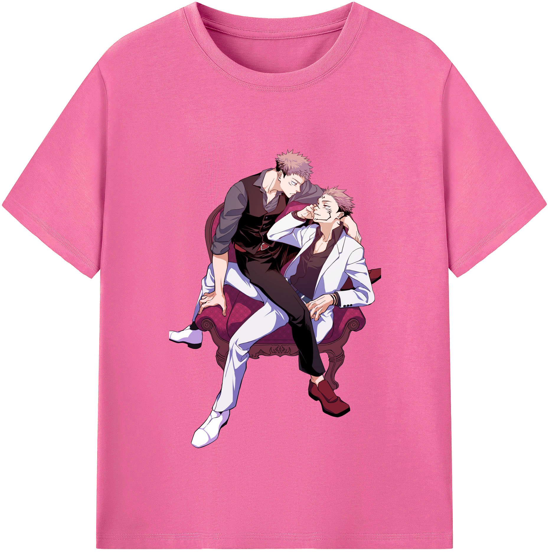 （画像用） 呪術廻戦 Jujutsu Kaisen レディースカジュアルプリントTシャツ（綿100％）